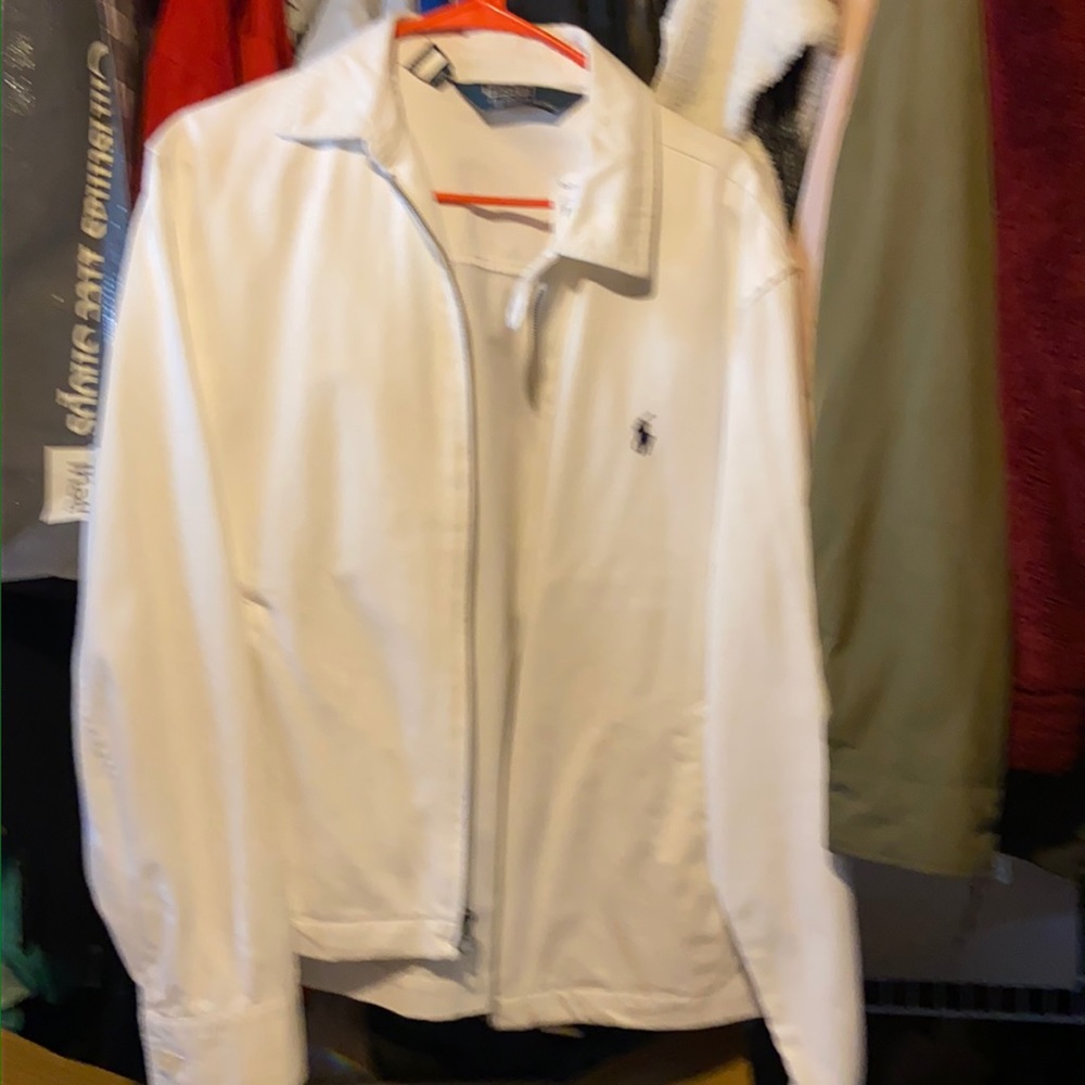 White Ralph Lauren polo spring jacket